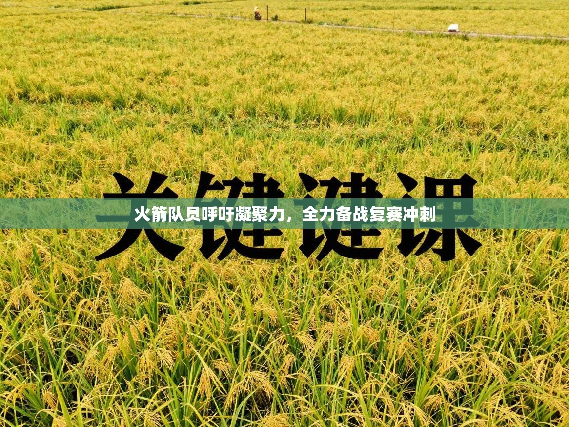 火箭队员呼吁凝聚力，全力备战复赛冲刺  第1张