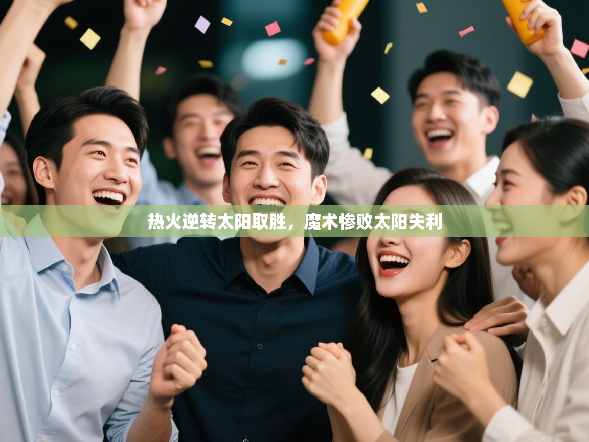 热火逆转太阳取胜，魔术惨败太阳失利  第1张